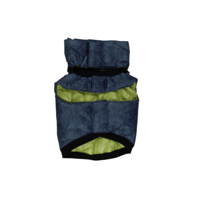 Kurtka dla psa | JEANS - rozmiar 4XL z kołnierzem